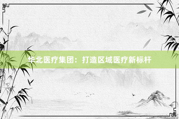 华北医疗集团：打造区域医疗新标杆